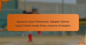 Savunma Oyun Planlaması: Rakipleri İzleme, Güçlü Yönleri Analiz Etme, Eşleşme Stratejileri